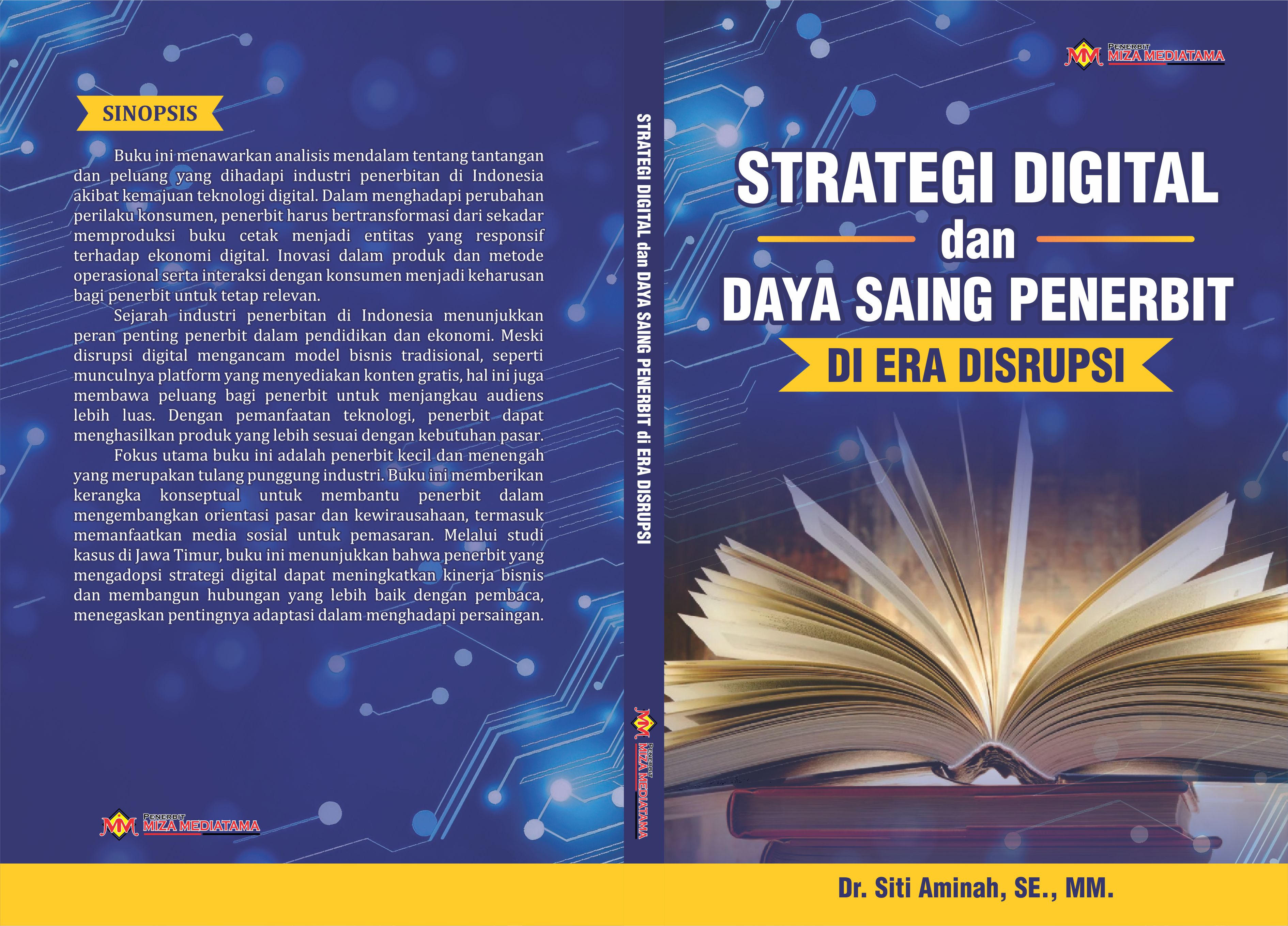 Sampul buku STRATEGI DIGITAL DAN DAYA SAING PENERBIT DI ERA DISRUPSI